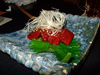 レバーの馬刺